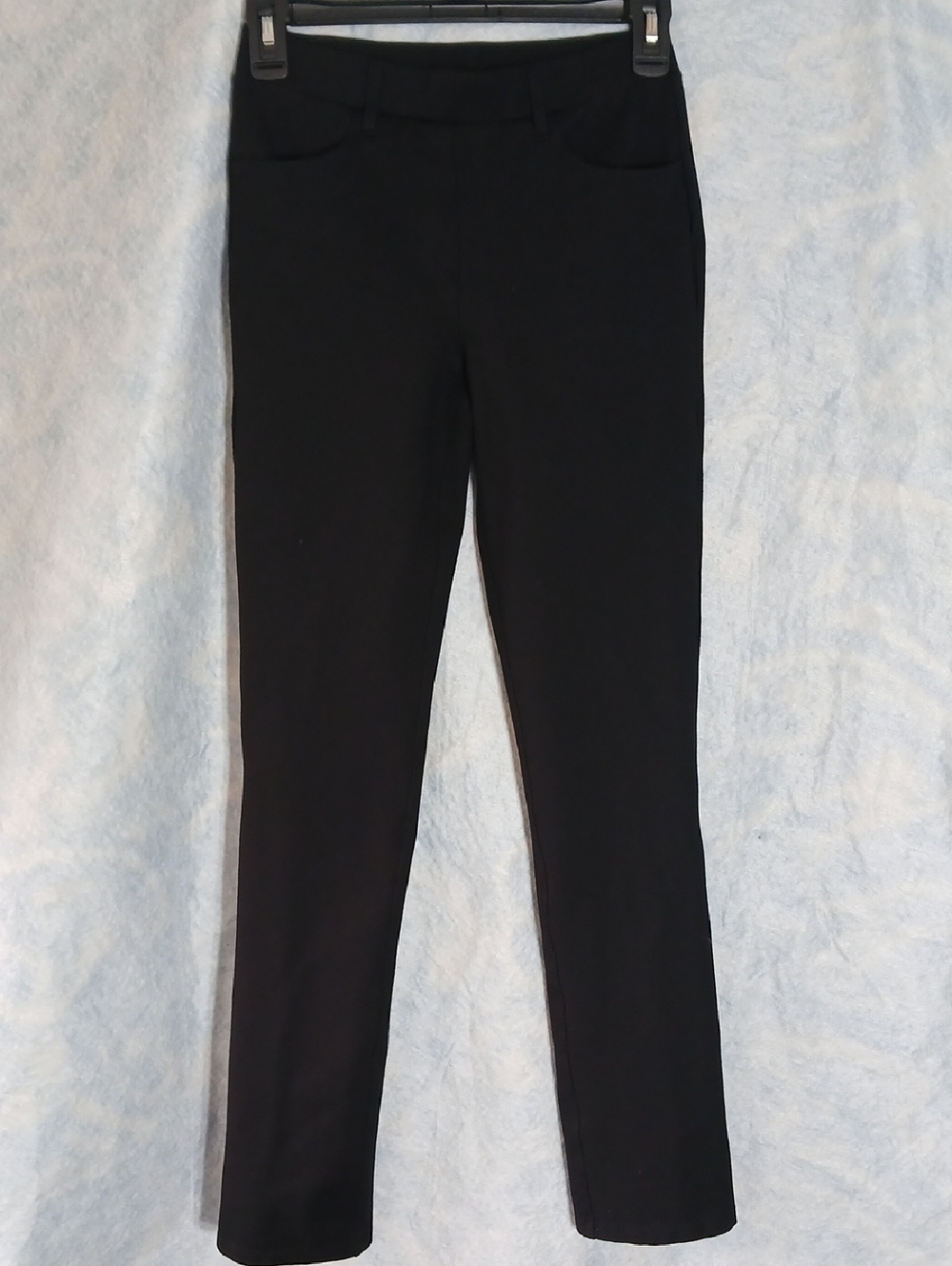 Quince Ultra Stretch Black Slim Ponte Leg Pants Womens SZ XS